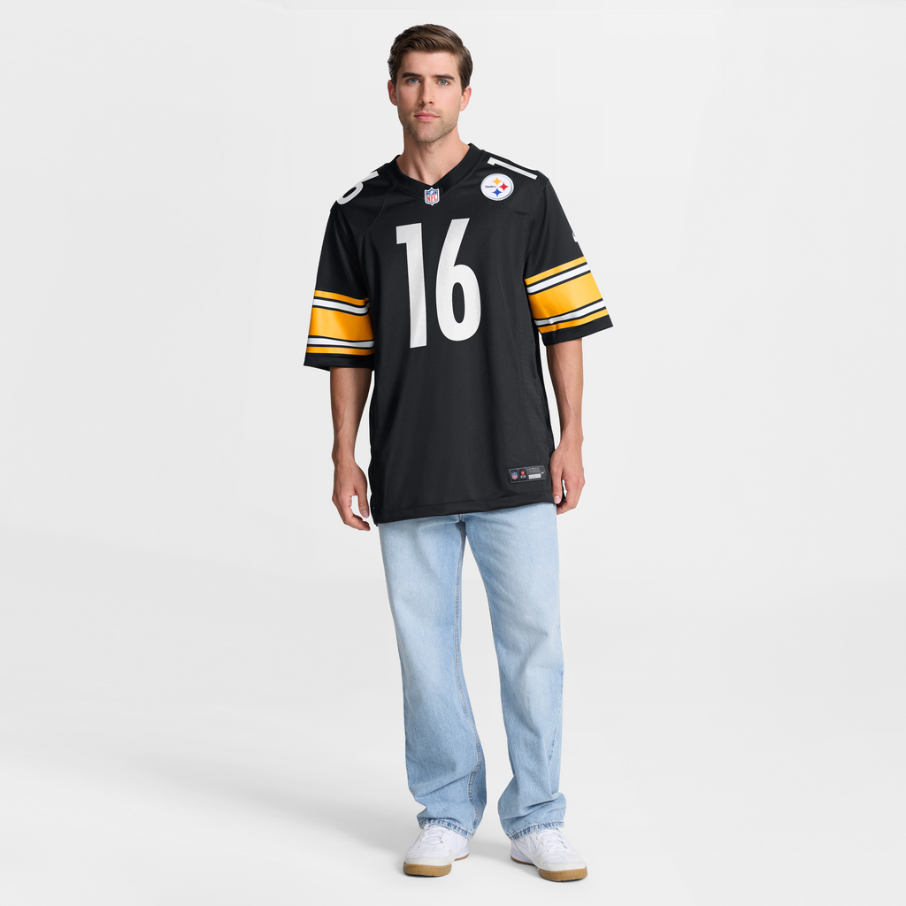 Men's Pittsburgh Steelers Drew Allar Nike Black Game Jersey