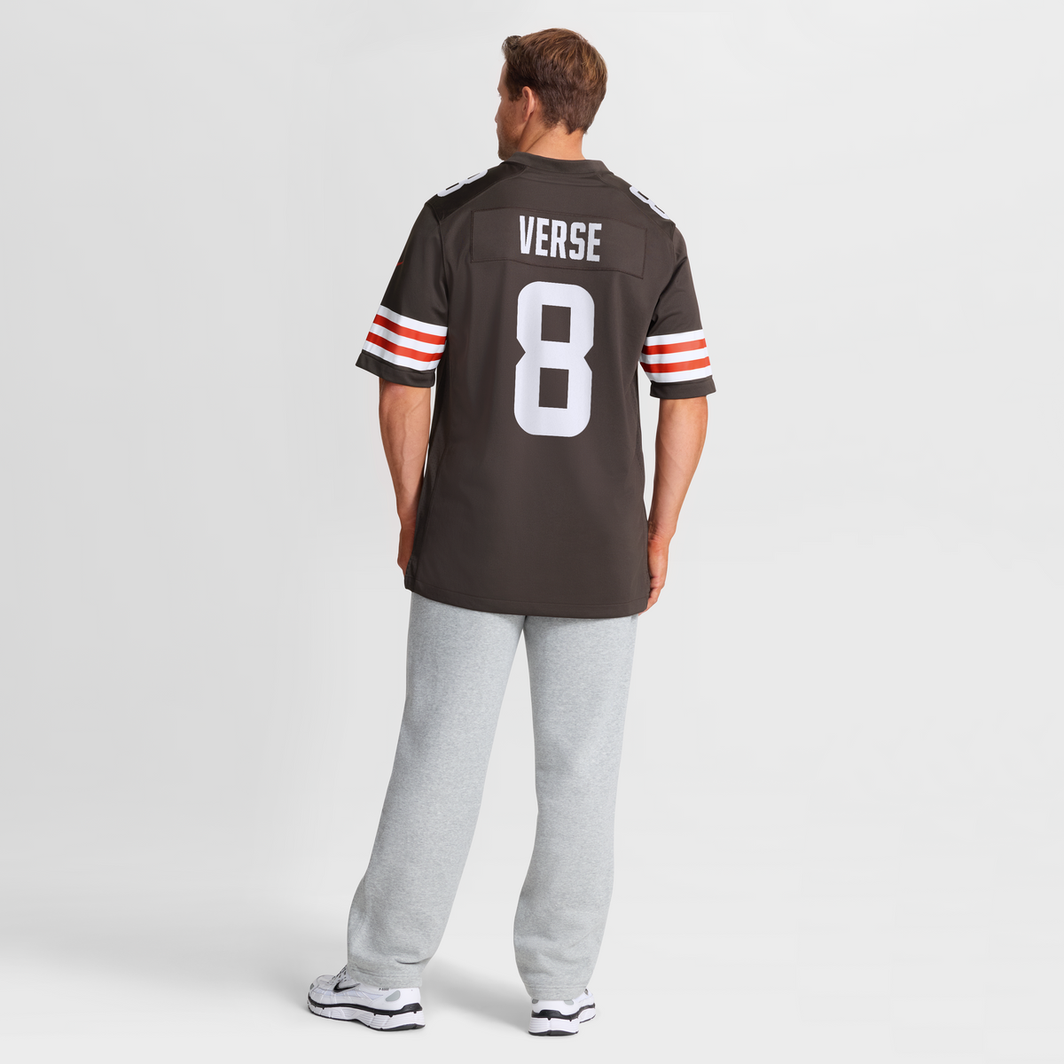 Men's Cleveland Browns Jared Verse Nike Brown Mens Nike Game Jersey