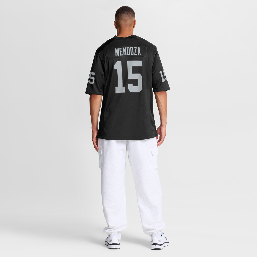 Men's Las Vegas Raiders Fernando Mendoza Nike Black 2026 Nfl Draft First Round Pick No 1 Team Game Jersey