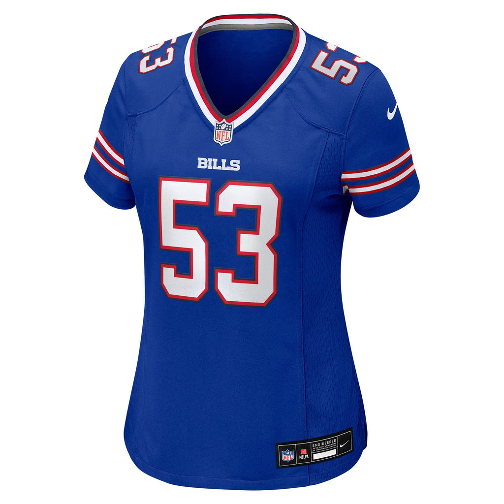Women's Buffalo Bills Lloyd Cushenberry Iii Nike Royal Team Game Jersey