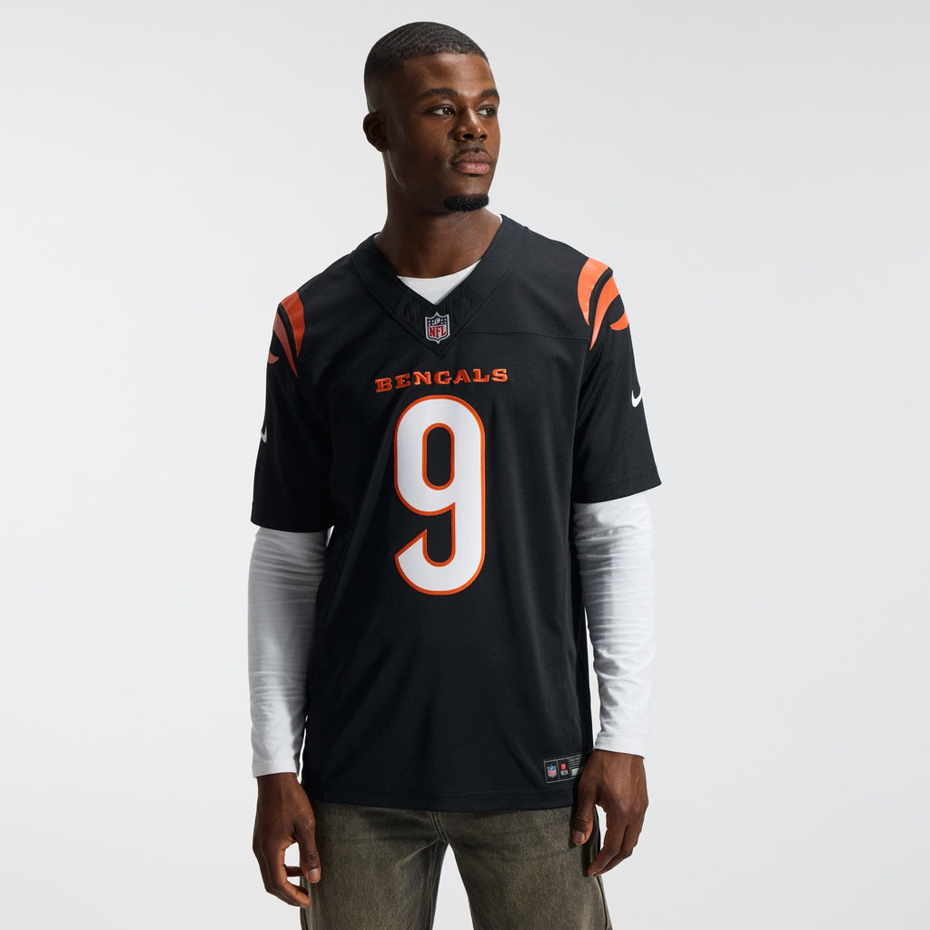 Men's Cincinnati Bengals Joe Burrow Nike Black Team Vapor Fuse Stitched Limited Jersey