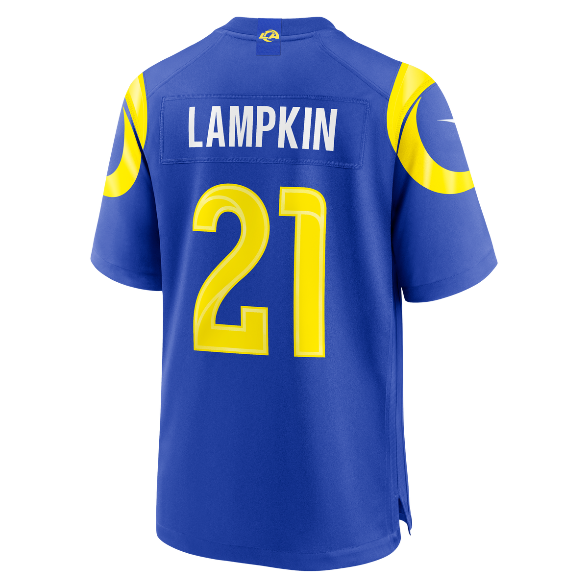 Men's Los Angeles Rams Cam Lampkin Nike Royal Team Game Jersey