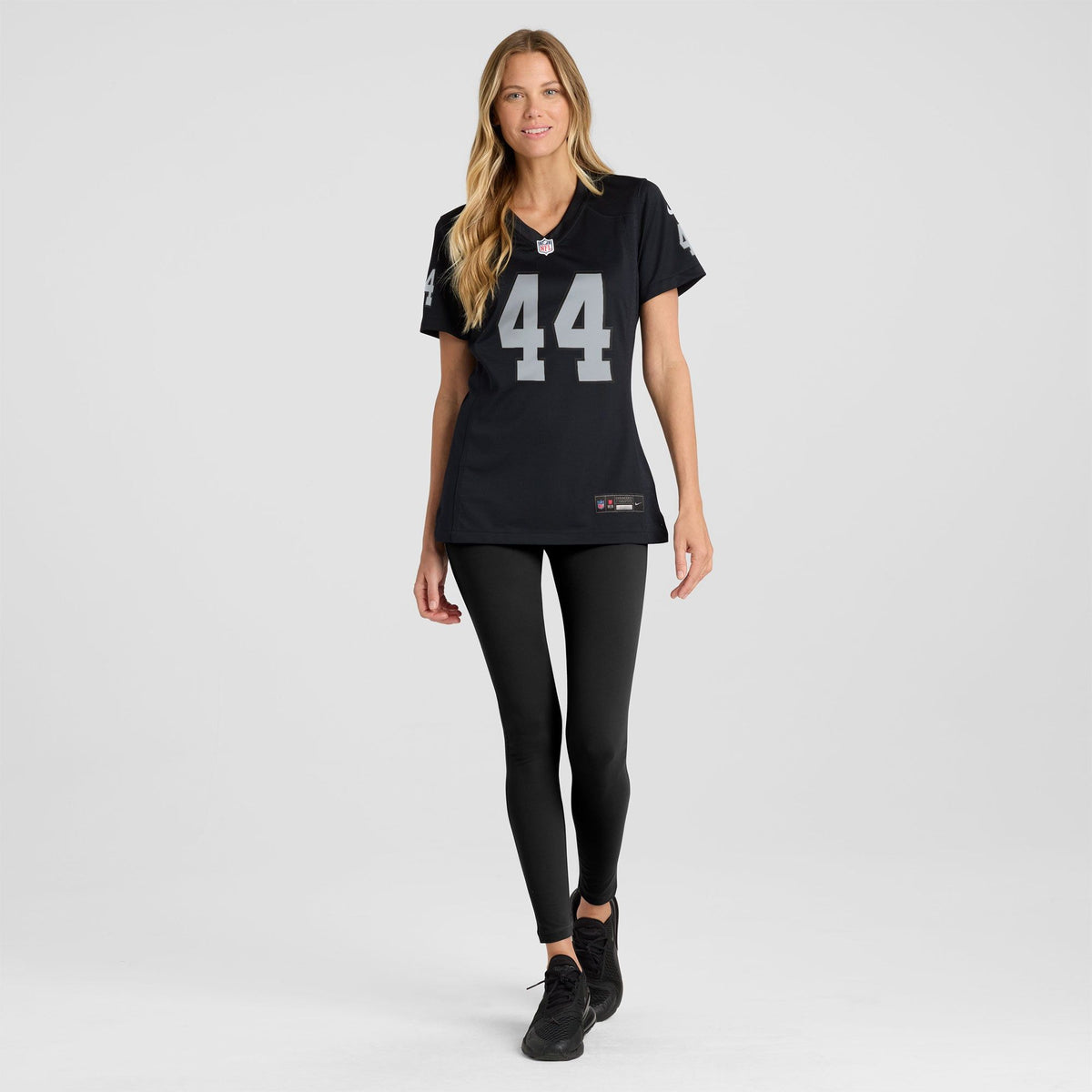 Women's Las Vegas Raiders Tommy Eichenberg Nike Black Team Game Jersey