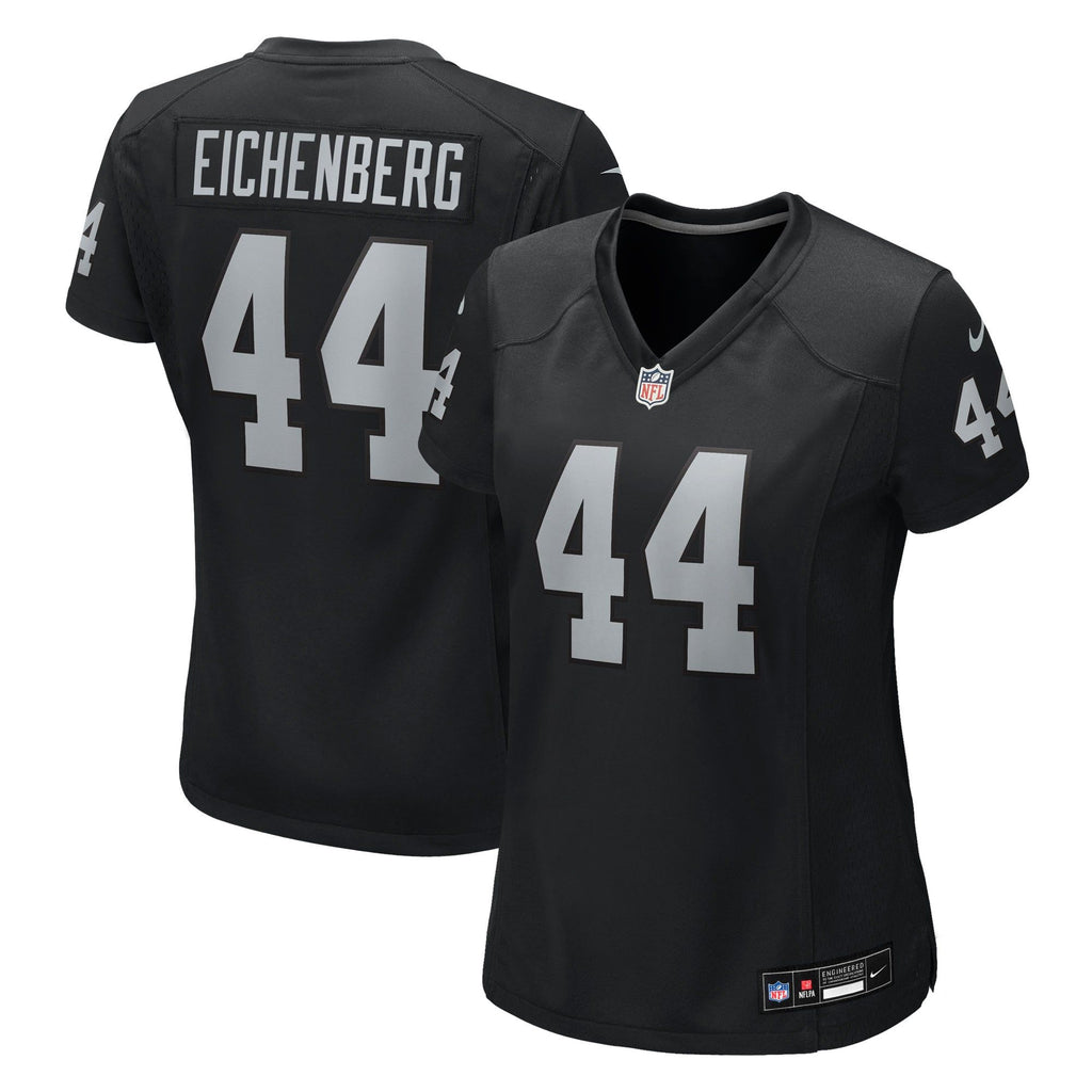 Women's Las Vegas Raiders Tommy Eichenberg Nike Black Team Game Jersey
