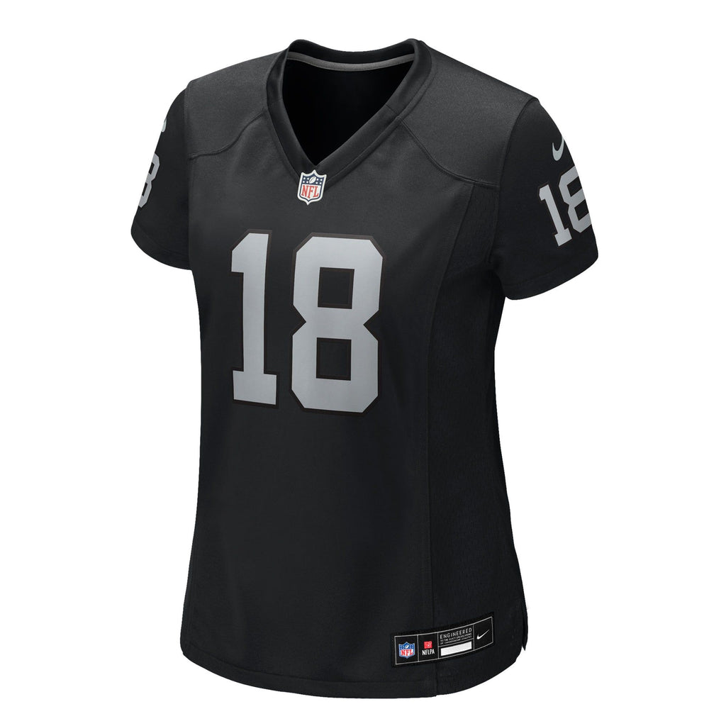Women's Las Vegas Raiders Jack Bech Nike Black Team Game Jersey