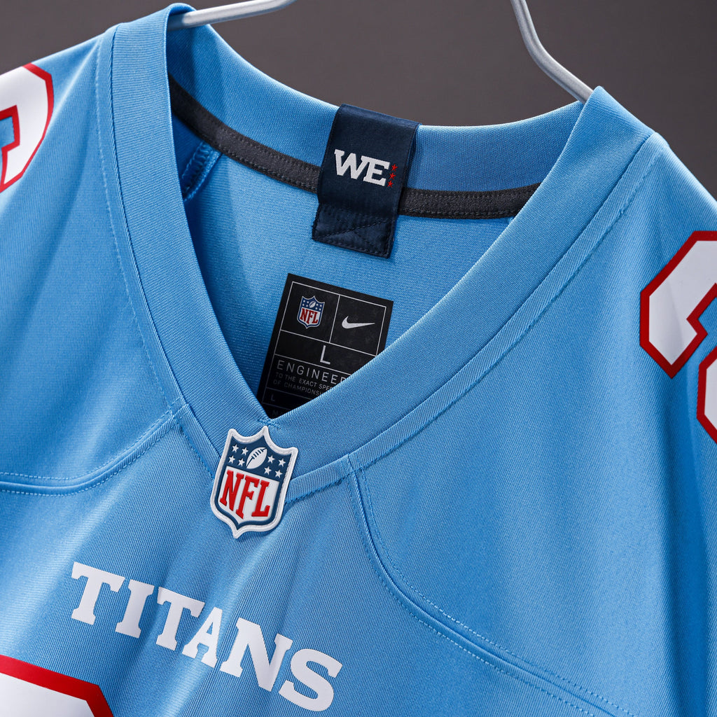 Men's Tennessee Titans Wandale Robinson Nike Light Blue Team Game Jersey