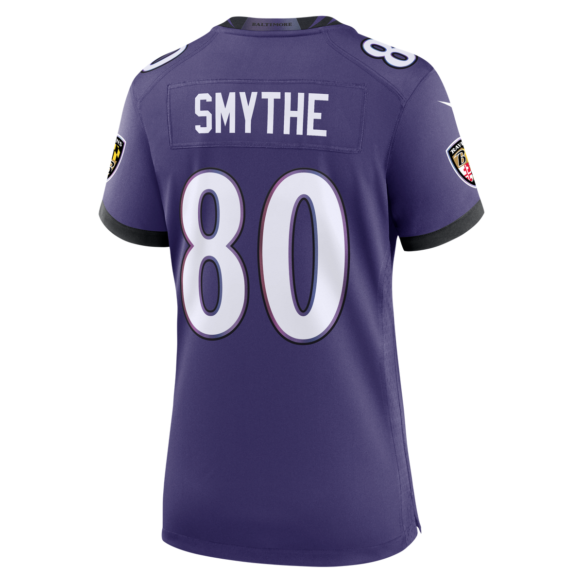 Women's Baltimore Ravens Durham Smythe Nike Purple Team Game Jersey