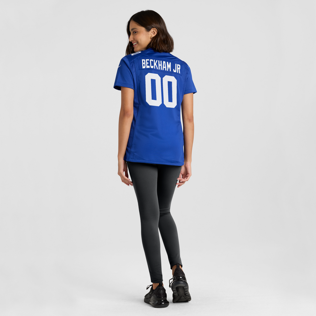 Women's New York Giants Odell Beckham Jr Nike Royal Team Game Jersey