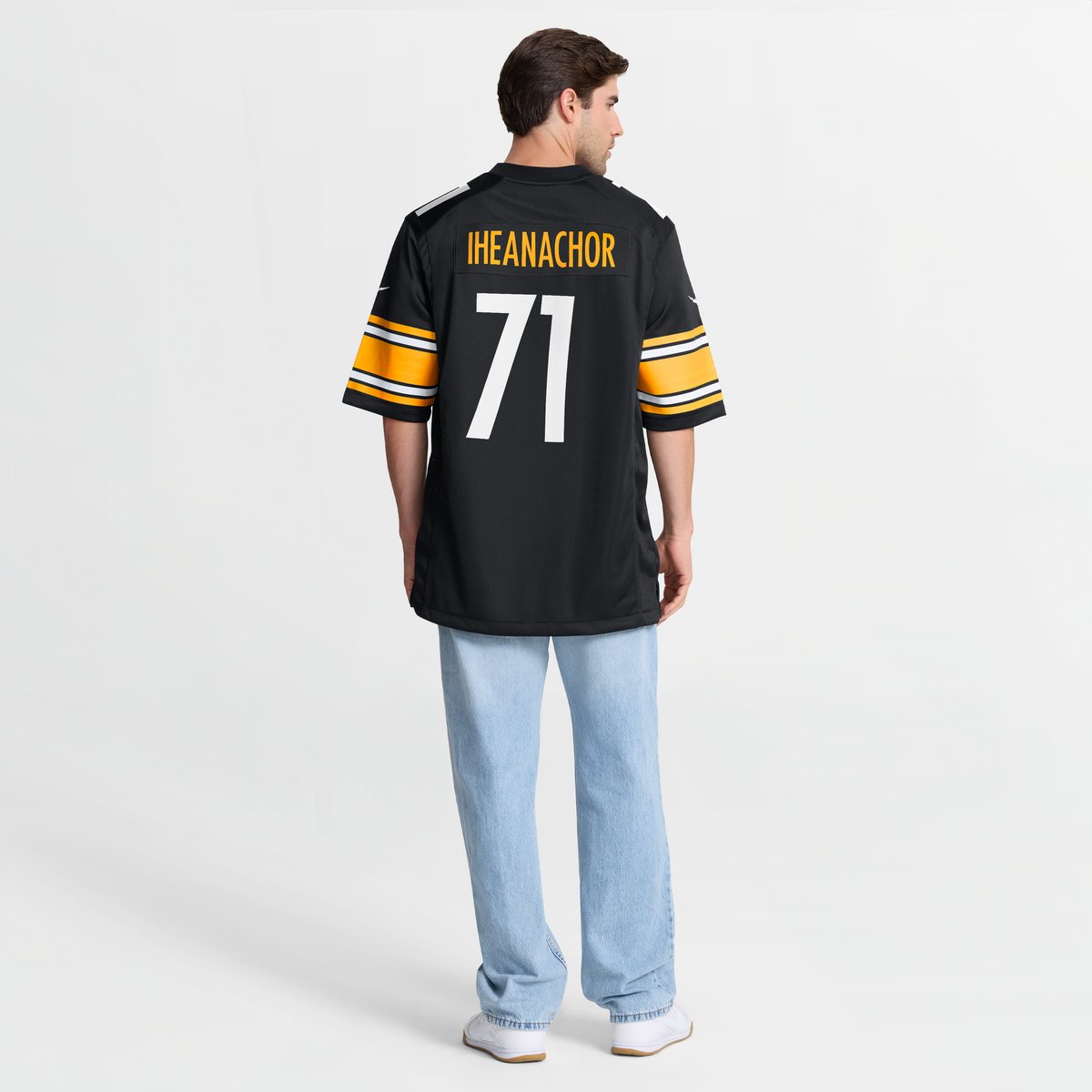Men's Pittsburgh Steelers Max Iheanachor Nike Black 2026 Nfl Draft First Round Pick No 21 Team Game Jersey