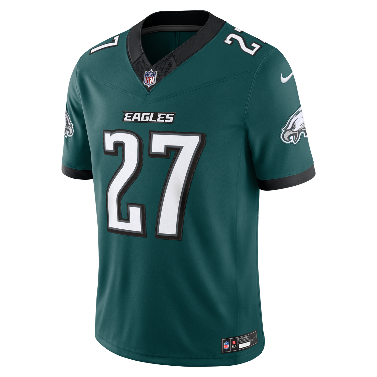 Men's Philadelphia Eagles Quinyon Mitchell Nike Midnight Green Team Vapor Fuse Stitched Limited Jersey