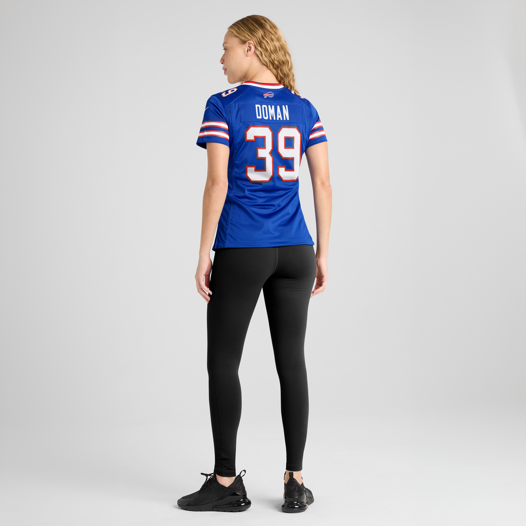 Women's Buffalo Bills Tommy Doman Nike Royal Team Game Jersey