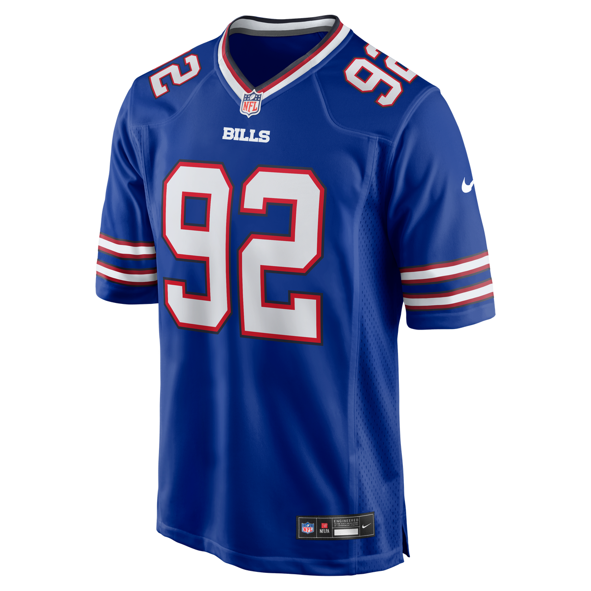 Men's Buffalo Bills Zane Durant Nike Royal Team Game Jersey