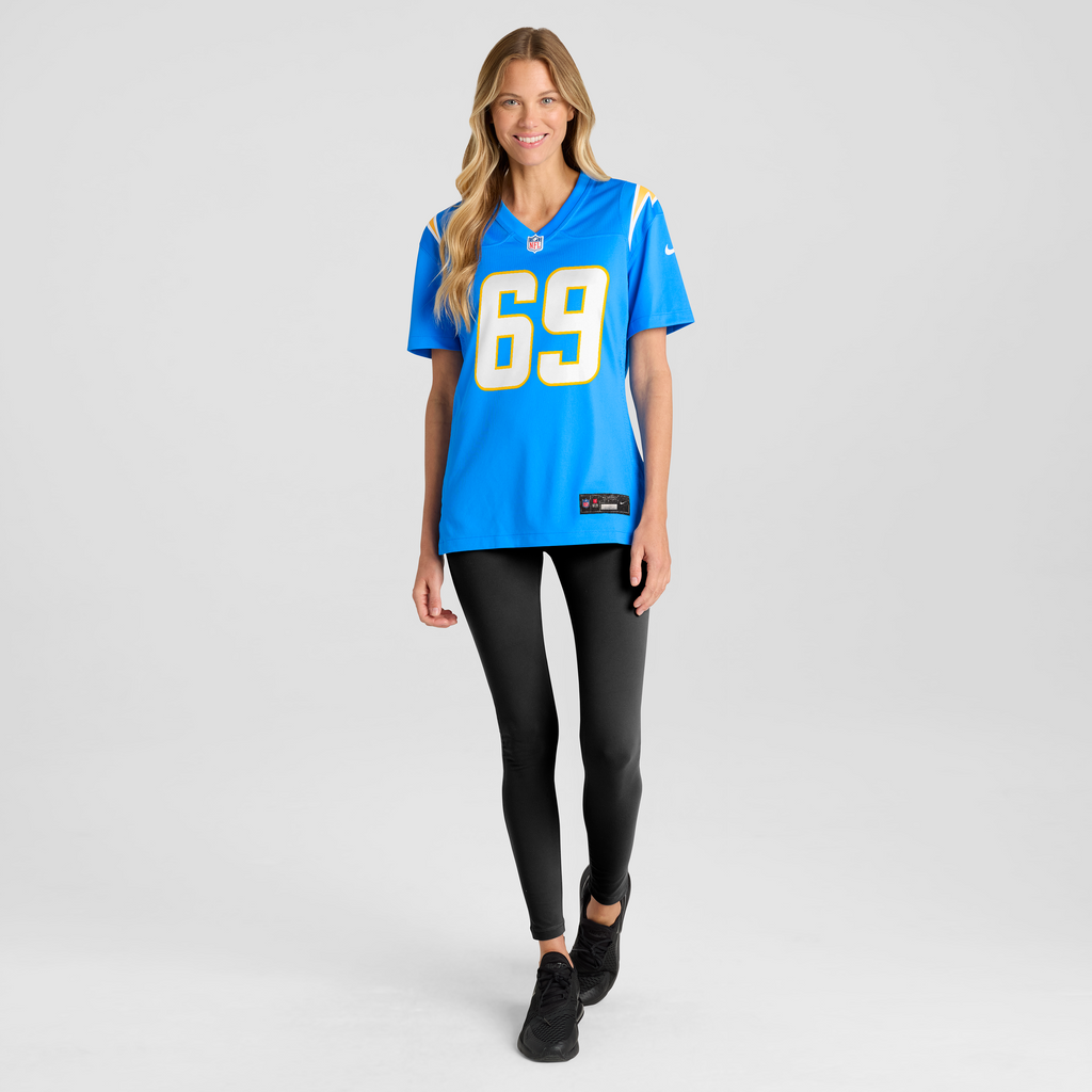 Women's Los Angeles Chargers Cole Strange Nike Powder Blue Team Game Jersey