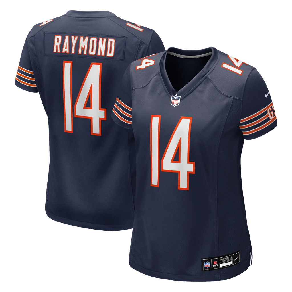 Women's Chicago Bears Kalif Raymond Nike Navy Team Game Jersey