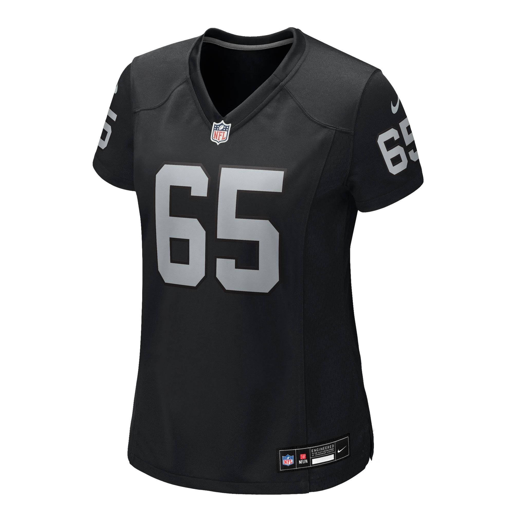 Women's Las Vegas Raiders Alex Cappa Nike Black Team Game Jersey