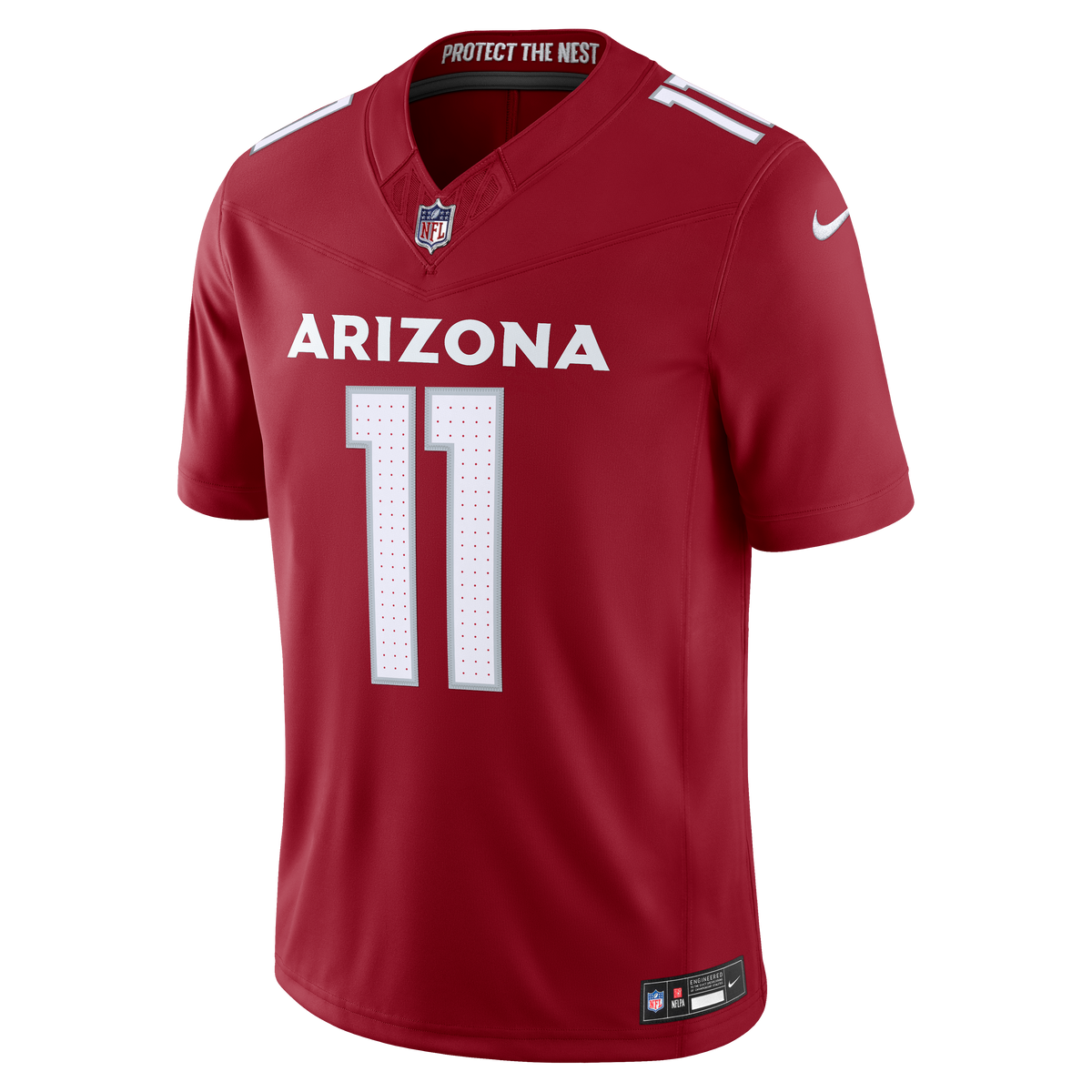 Men's Arizona Cardinals Larry Fitzgerald Nike Cardinal Vapor Fuse Stitched Retired Limited Jersey