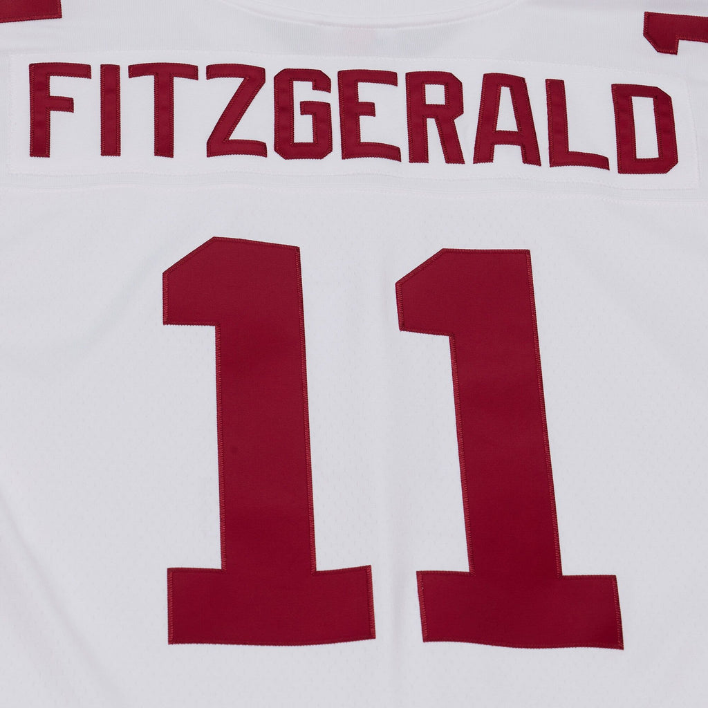 Men's Arizona Cardinals Larry Fitzgerald Mitchell And Ness White 2004 Legacy Replica Player Jersey