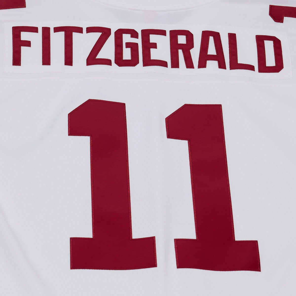 Men's Arizona Cardinals Larry Fitzgerald Mitchell And Ness White 2004 Legacy Replica Player Jersey