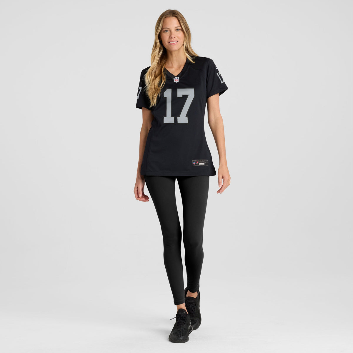 Women's Las Vegas Raiders Nakobe Dean Nike Black Team Game Jersey