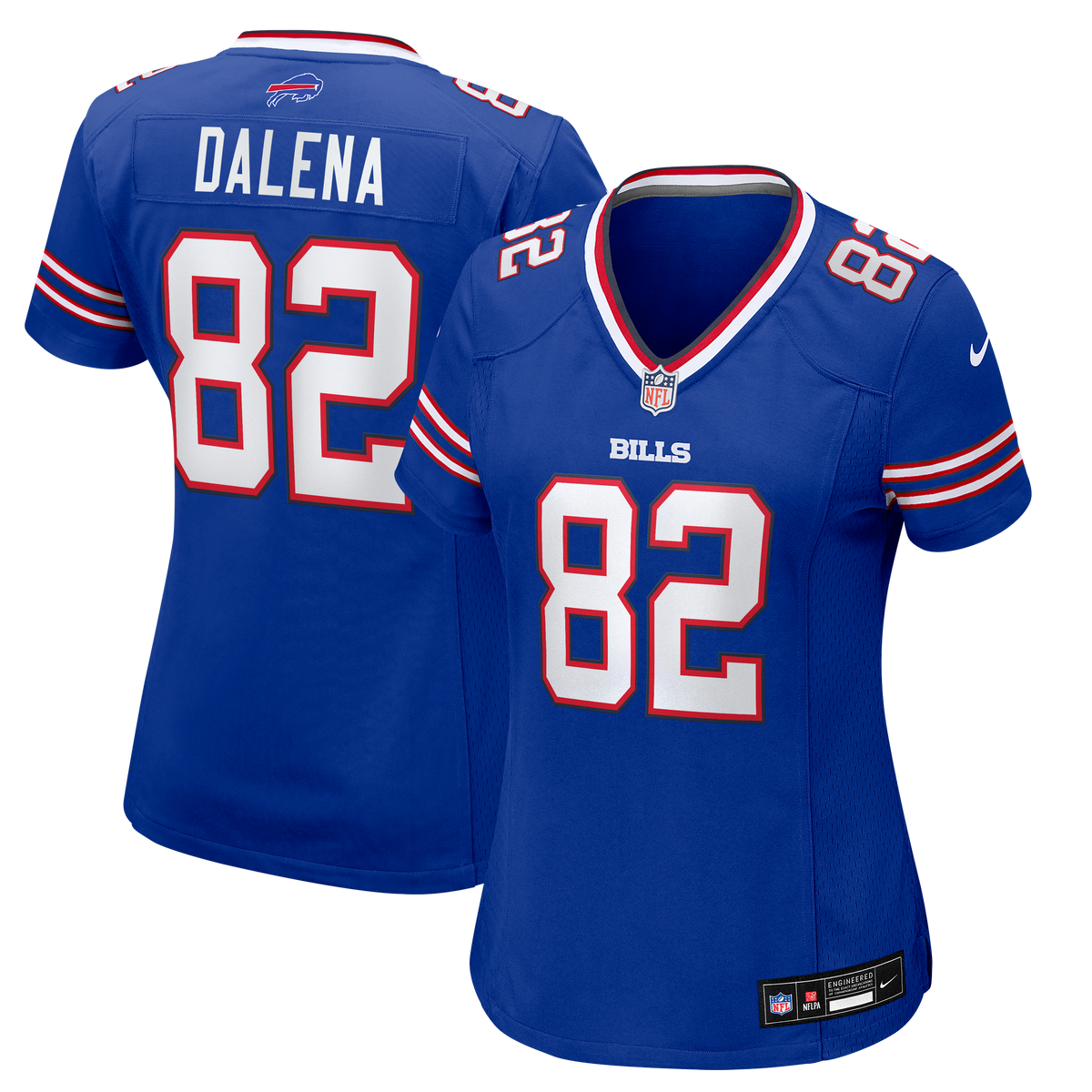 Women's Buffalo Bills Mac Dalena Nike Royal Team Game Jersey