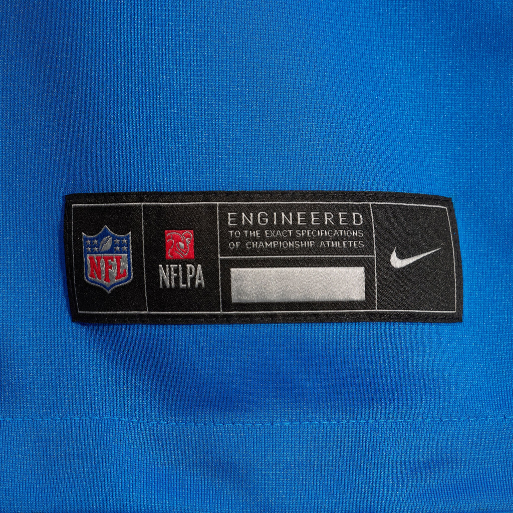 Men's Detroit Lions Blake Miller Nike Blue 2026 Nfl Draft First Round Pick No 17 Team Game Jersey