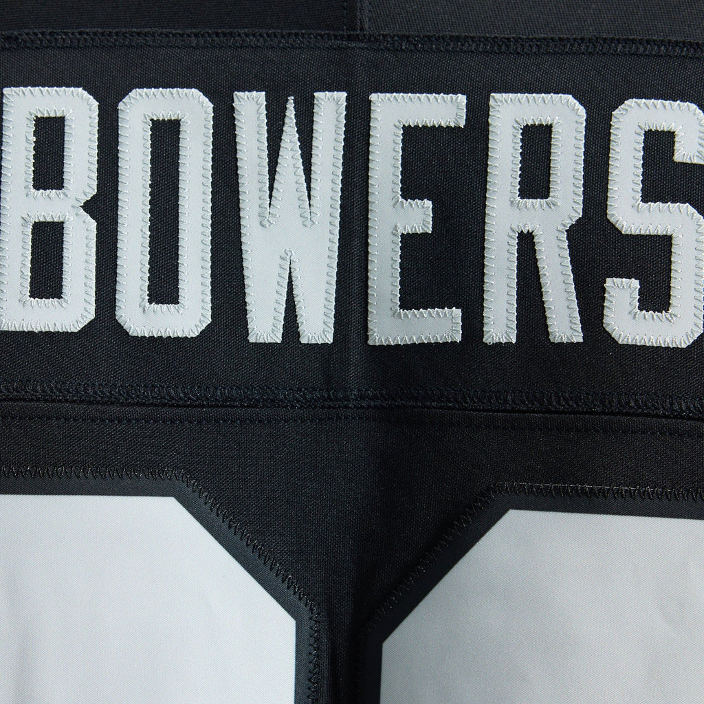 Men's Las Vegas Raiders Brock Bowers Nike Black Team Vapor Fuse Stitched Limited Jersey