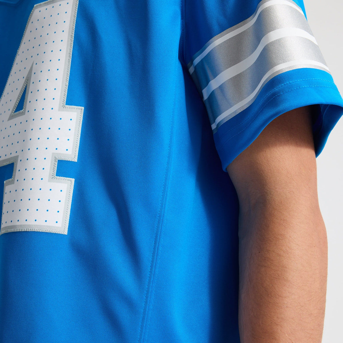 Men's Detroit Lions Amon Ra St Brown Nike Blue Team Vapor Fuse Stitched Limited Jersey