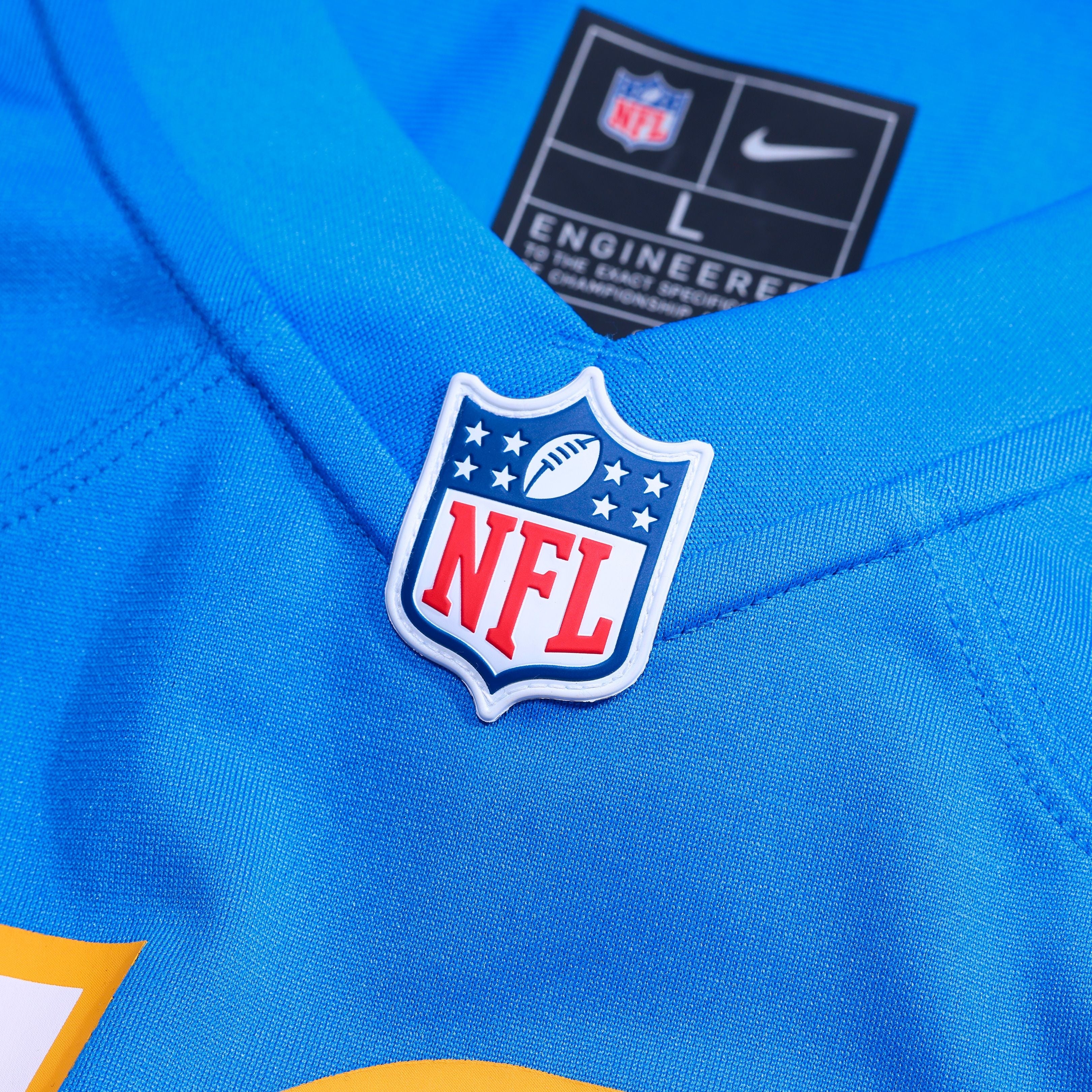 Men's Los Angeles Chargers Alex Harkey Nike Powder Blue Team Game Jersey