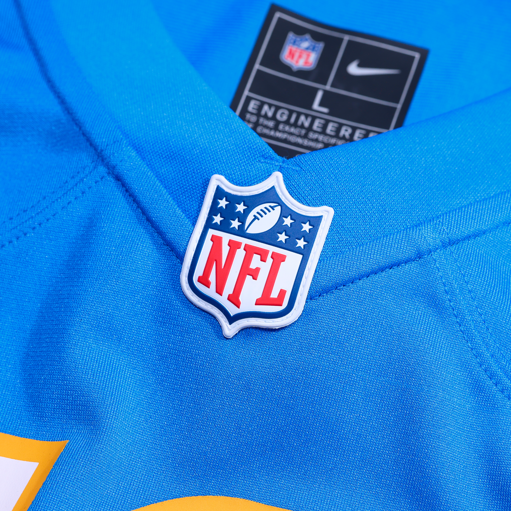 Men's Los Angeles Chargers Akheem Mesidor Nike Powder Blue 2026 Nfl Draft First Round Pick No 22 Team Game Jersey