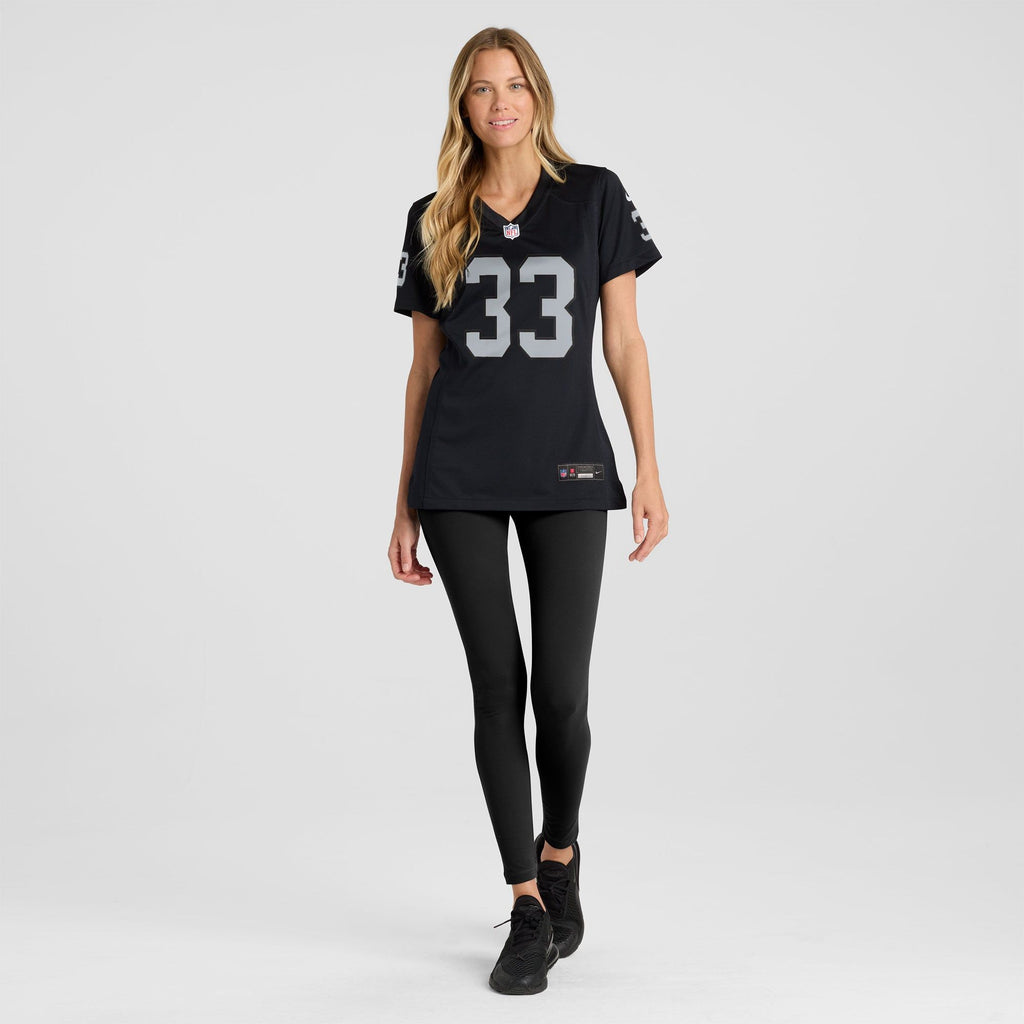 Women's Las Vegas Raiders Jamal Adams Nike Black Team Game Jersey