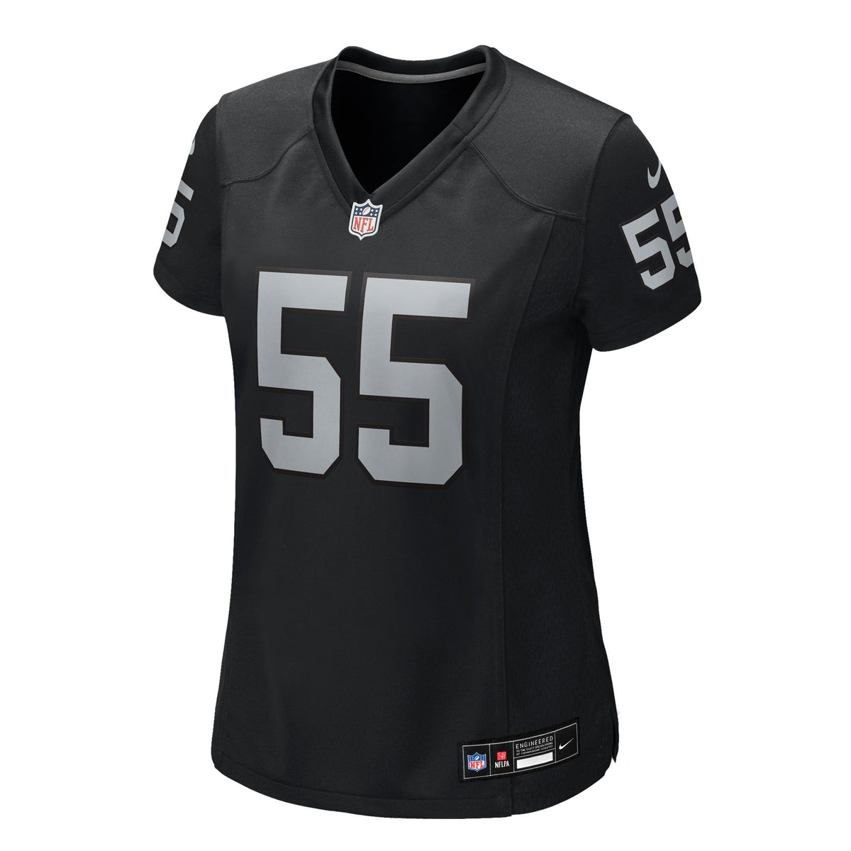 Women's Las Vegas Raiders Cody Lindenberg Nike Black Team Game Jersey