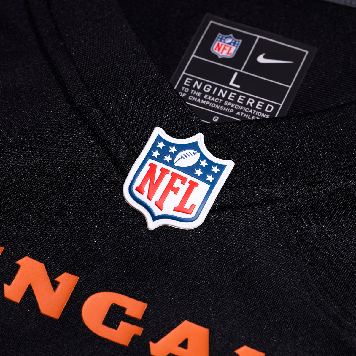 Men's Cincinnati Bengals Jonathan Allen Nike Black Team Game Jersey