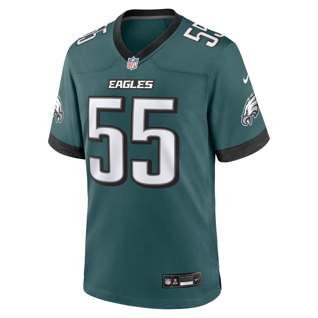Men's Philadelphia Eagles Brandon Graham Nike Midnight Green Team Game Jersey