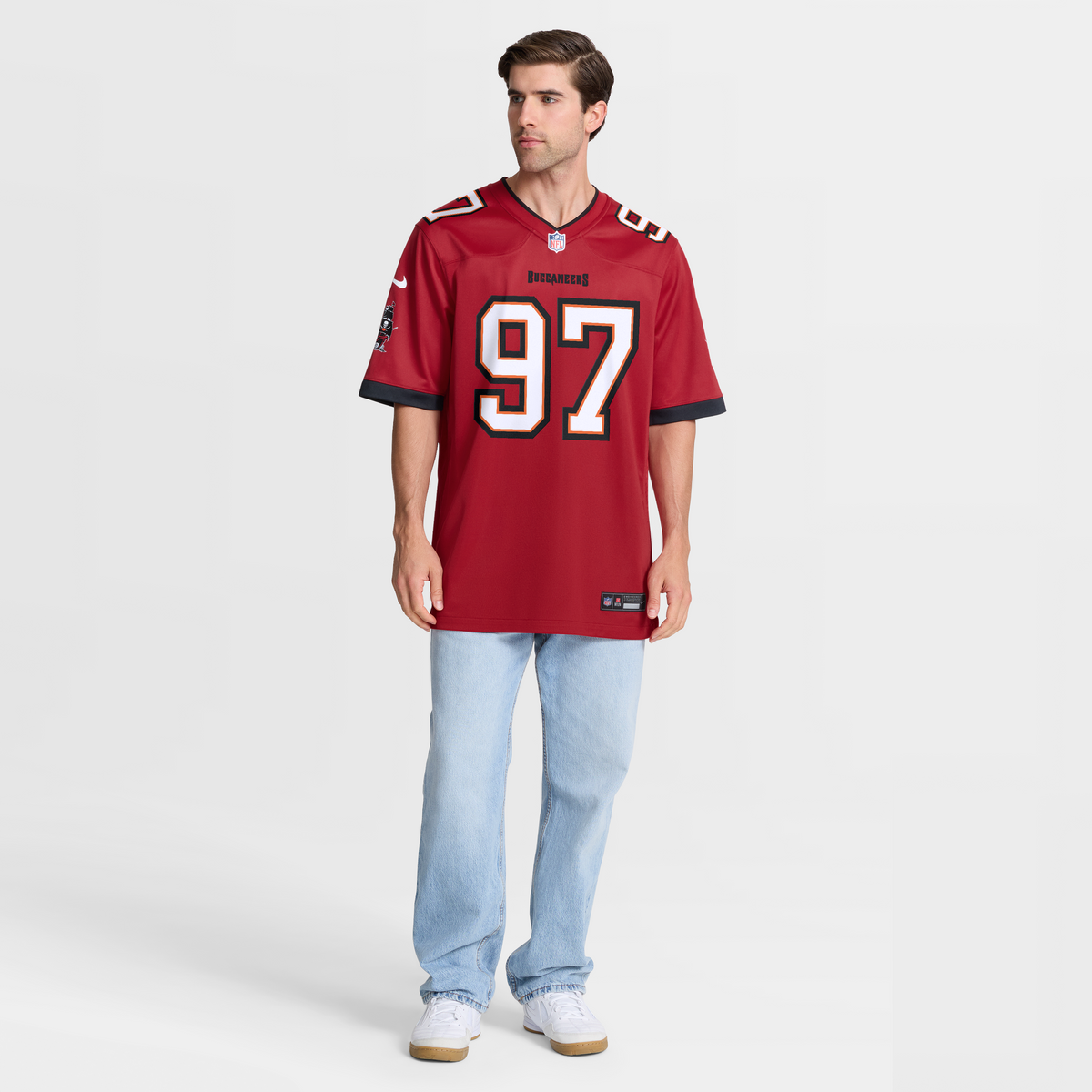 Men's Tampa Bay Buccaneers Al Quadin Muhammad Nike Red Team Game Jersey