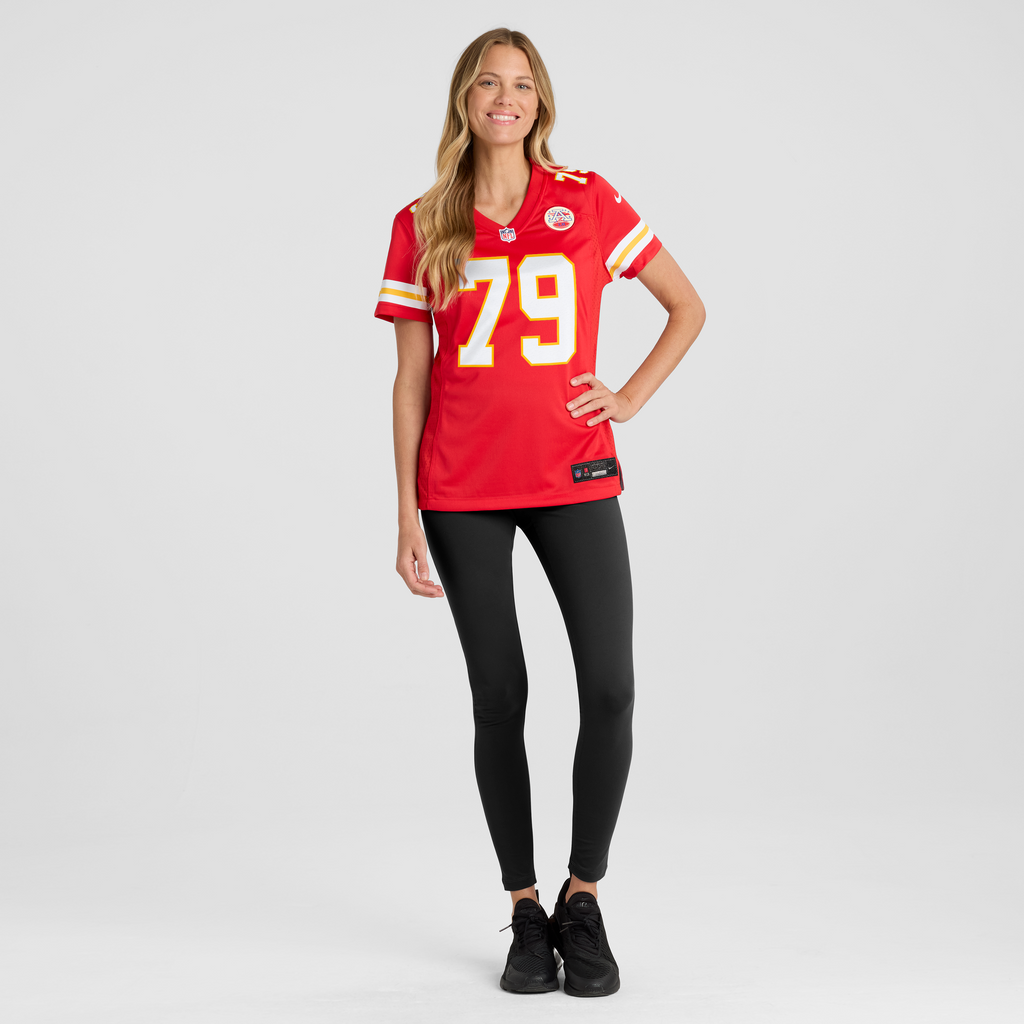Women's Kansas City Chiefs Esa Pole Nike Red Team Game Jersey