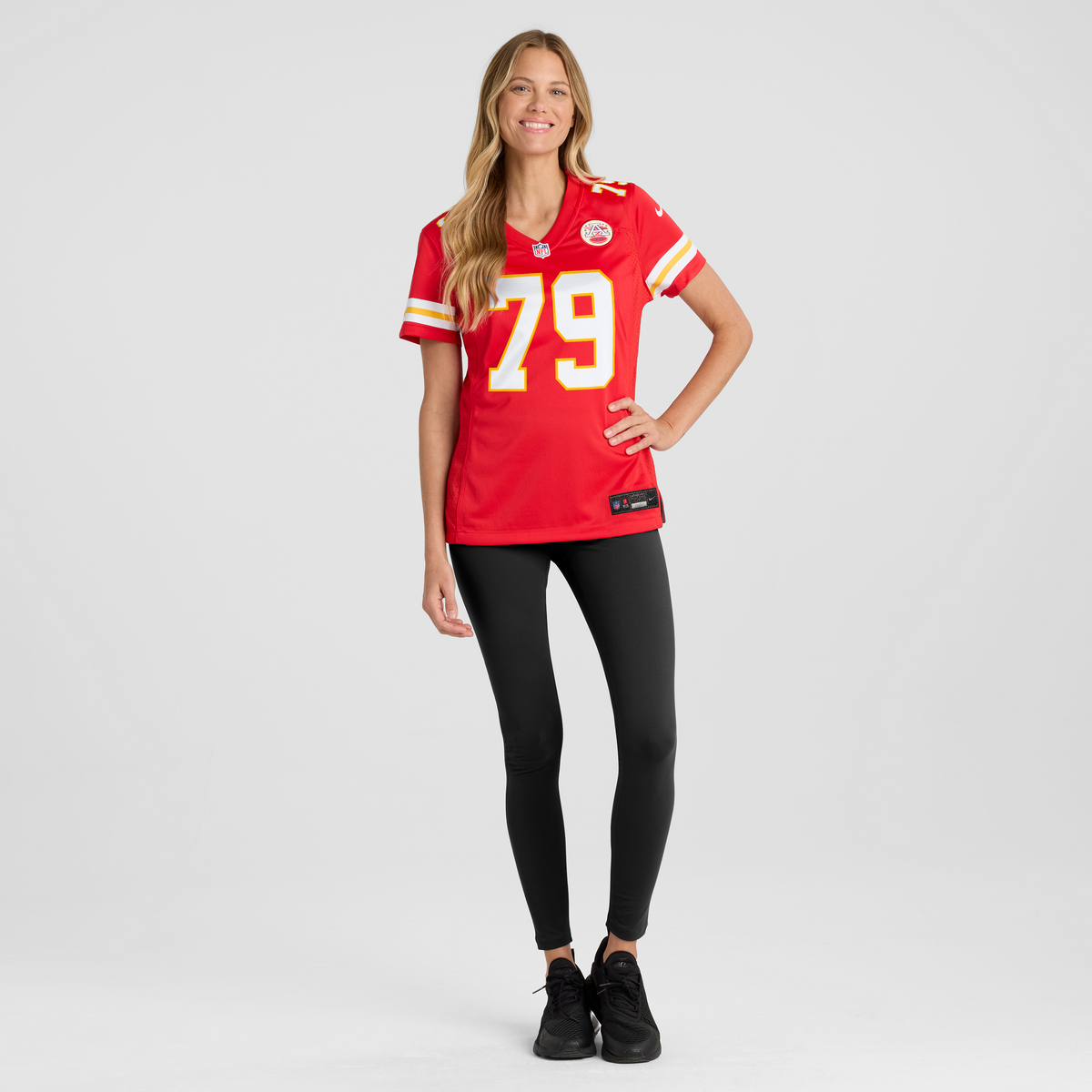 Women's Kansas City Chiefs Esa Pole Nike Red Team Game Jersey