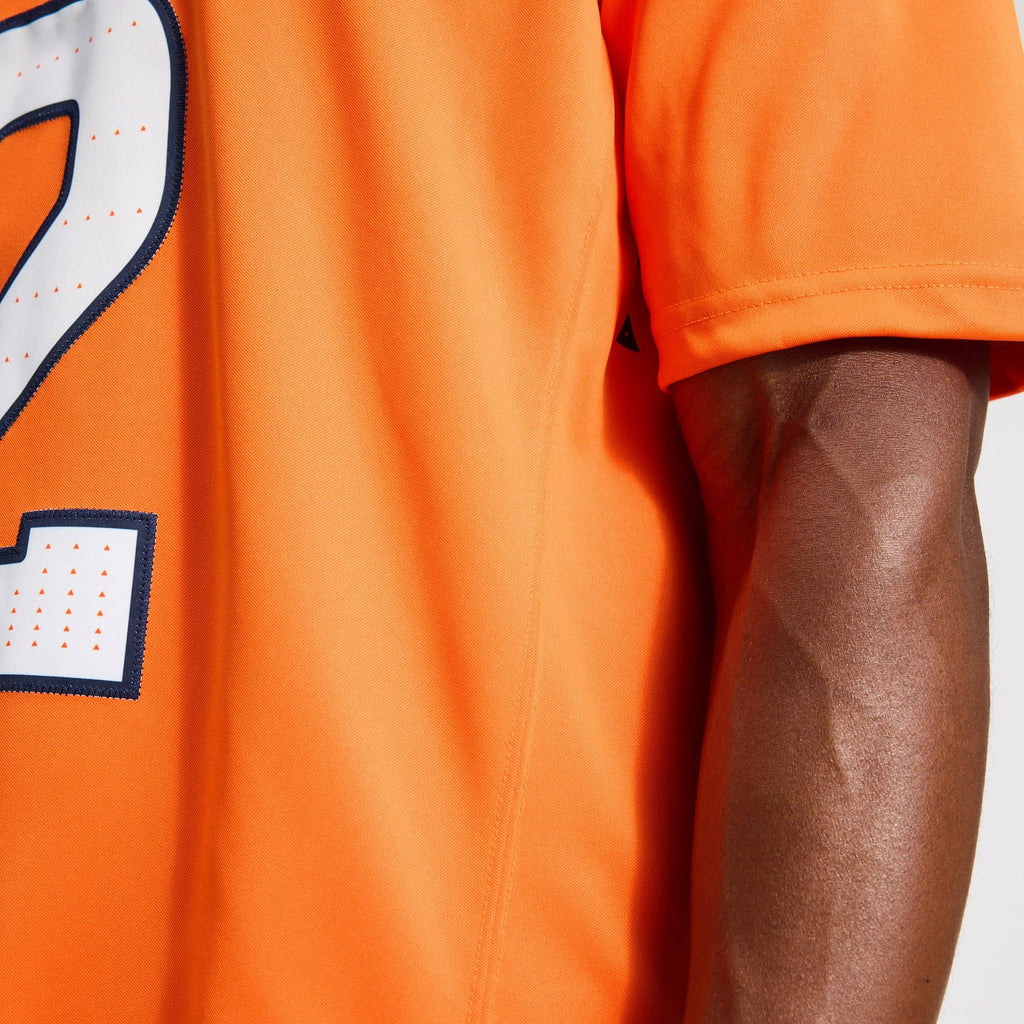 Men's Denver Broncos Patrick Surtain Ii Nike Orange Team Vapor Fuse Stitched Limited Jersey