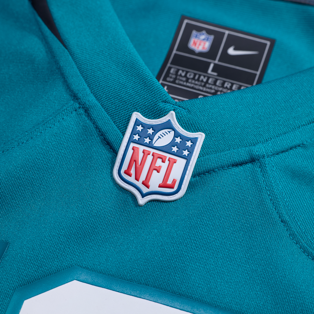 Men's Jacksonville Jaguars Chris Rodriguez Jr Nike Teal Team Game Jersey
