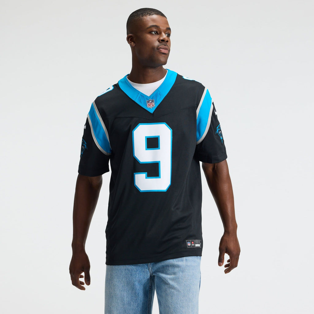 Men's Carolina Panthers Bryce Young Nike Black Team Vapor Fuse Stitched Limited Jersey