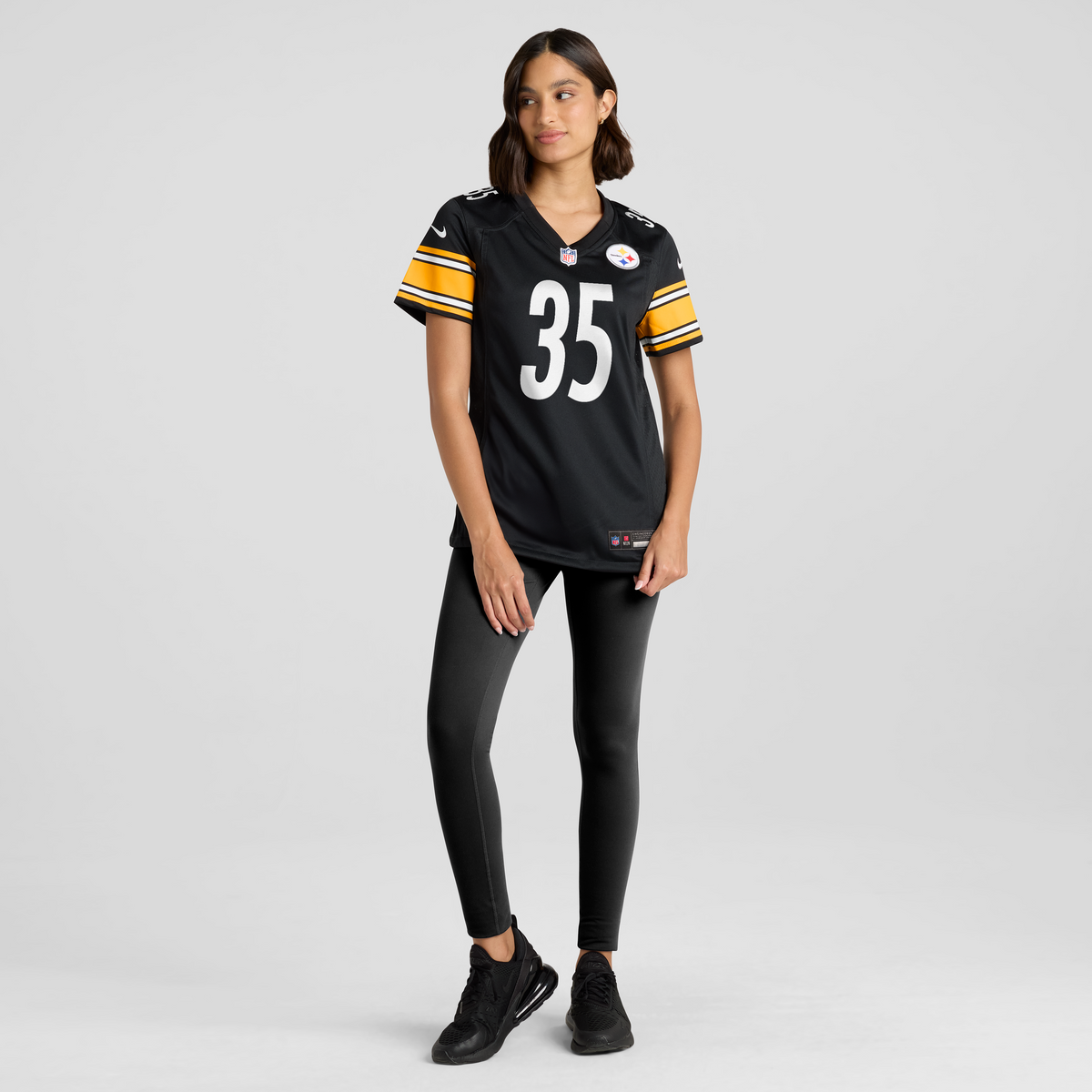 Women's Pittsburgh Steelers Jamel Dean Nike Black Team Game Jersey