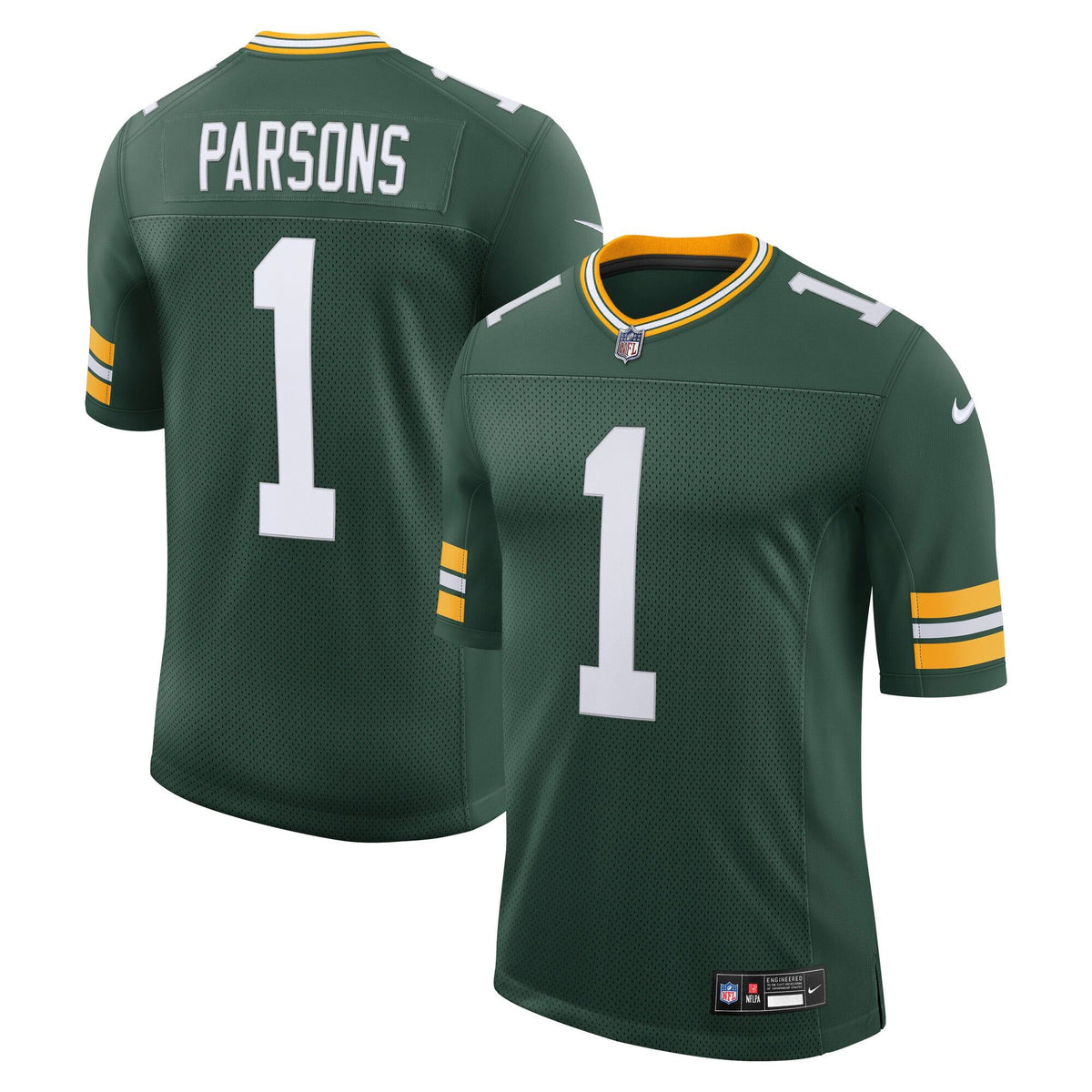 Men's Green Bay Packers Micah Parsons Nike Green Vapor Untouchable Stitched Limited Jersey