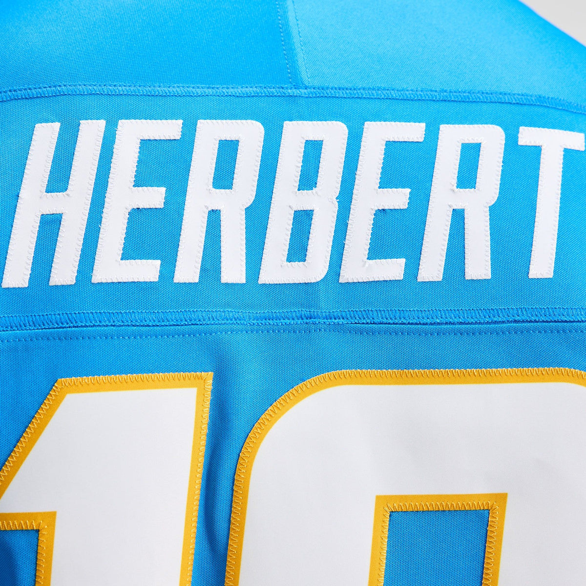 Men's Los Angeles Chargers Justin Herbert Nike Powder Blue Team Vapor Fuse Stitched Limited Jersey