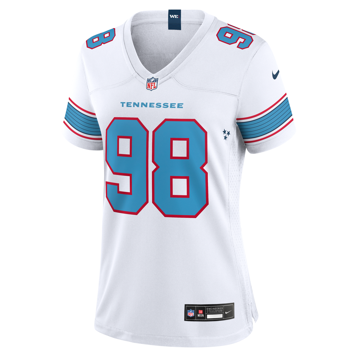 Women's Tennessee Titans Jeffery Simmons Nike White Game Jersey